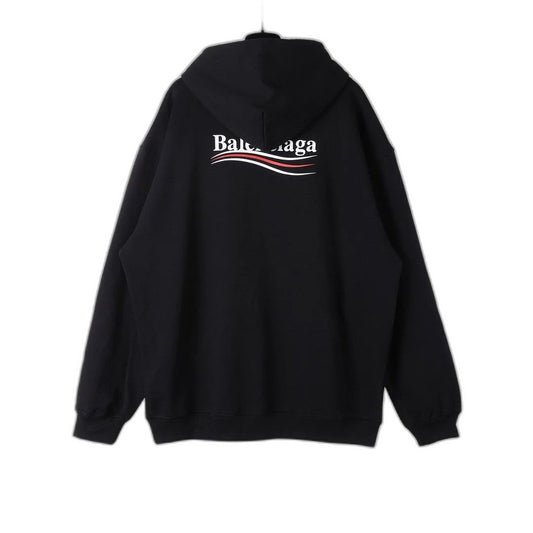 BalenciagaClassic Logo Printing Unisex Black