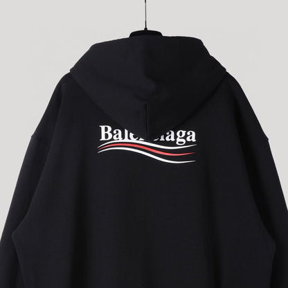 BalenciagaClassic Logo Printing Unisex Black