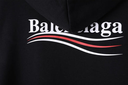BalenciagaClassic Logo Printing Unisex Black