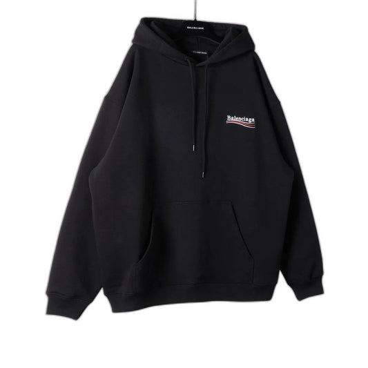 BalenciagaPolitical Campaign Medium Fit Hoodie 'Black'