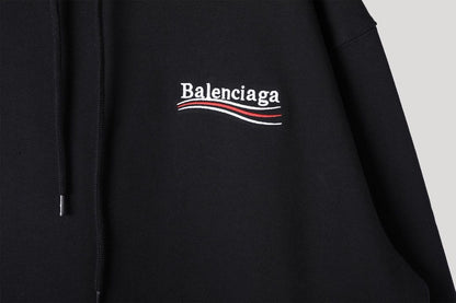 BalenciagaPolitical Campaign Medium Fit Hoodie 'Black'