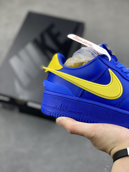 AMBUSH × Nike Air Force 1 Low "Game Royal and Vivid Sulfur"