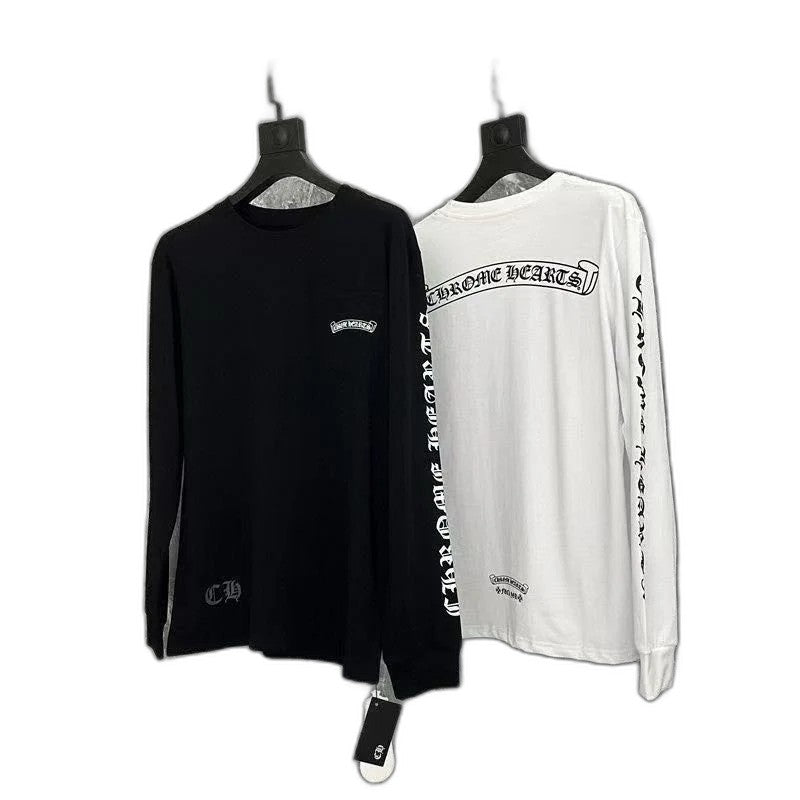 Chrome Hearts Scroll Long-Sleeve T-Shirt