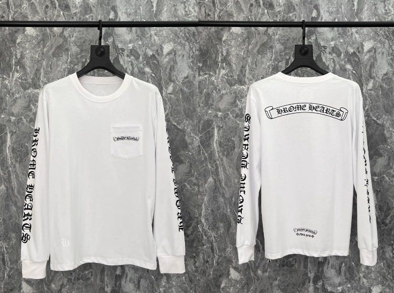 Chrome Hearts Scroll Long-Sleeve T-Shirt