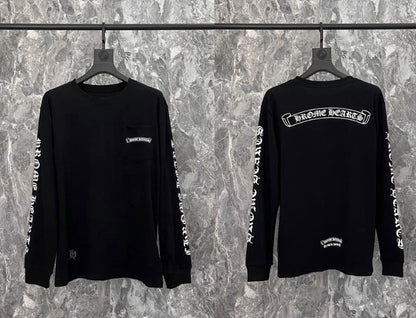 Chrome Hearts Scroll Long-Sleeve T-Shirt