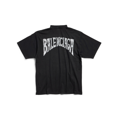 Balenciaga PARIS TROPICAL COTTON T-SHIRT