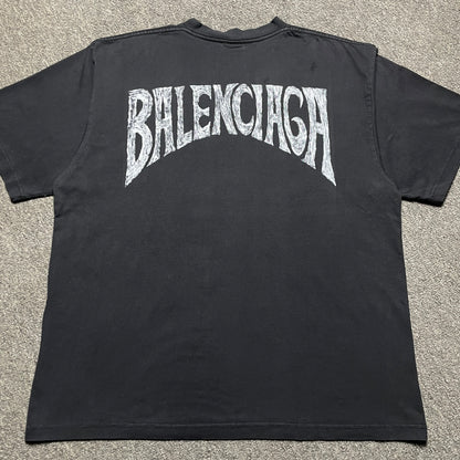 Balenciaga PARIS TROPICAL COTTON T-SHIRT