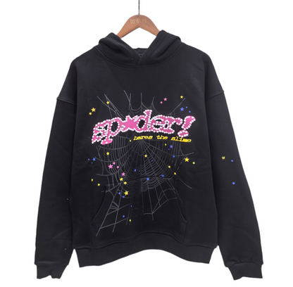 Sp5der パーカー/ブラック
