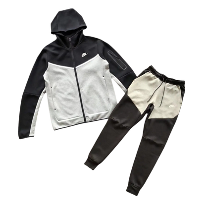 Tech fleece Black/Grey パーカー