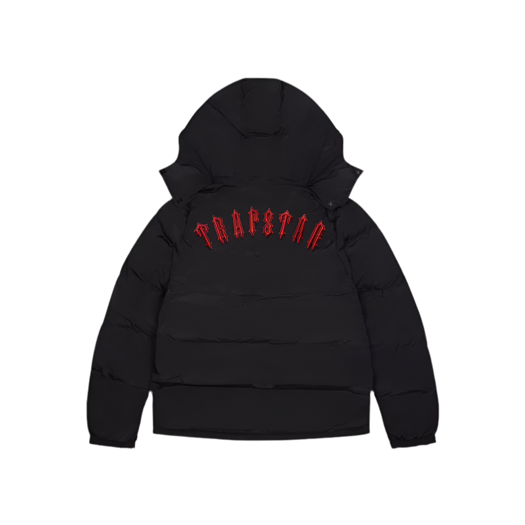 TRAPSTAR  ダウンジャケット　Black/Red