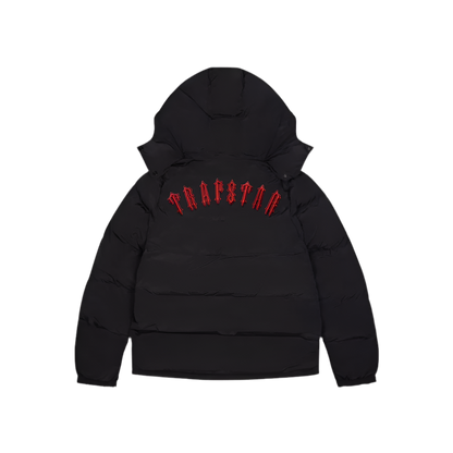 TRAPSTAR  ダウンジャケット　Black/Red