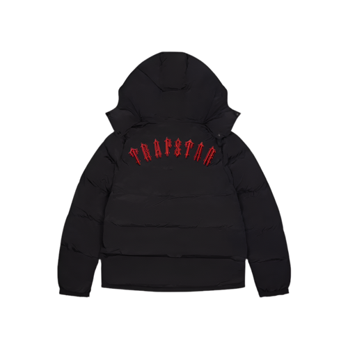 TRAPSTAR  ダウンジャケット　Black/Red