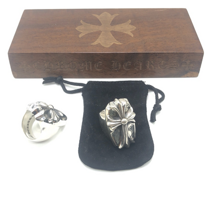 Chrome Heart Cross Monument Ring Men's Ring