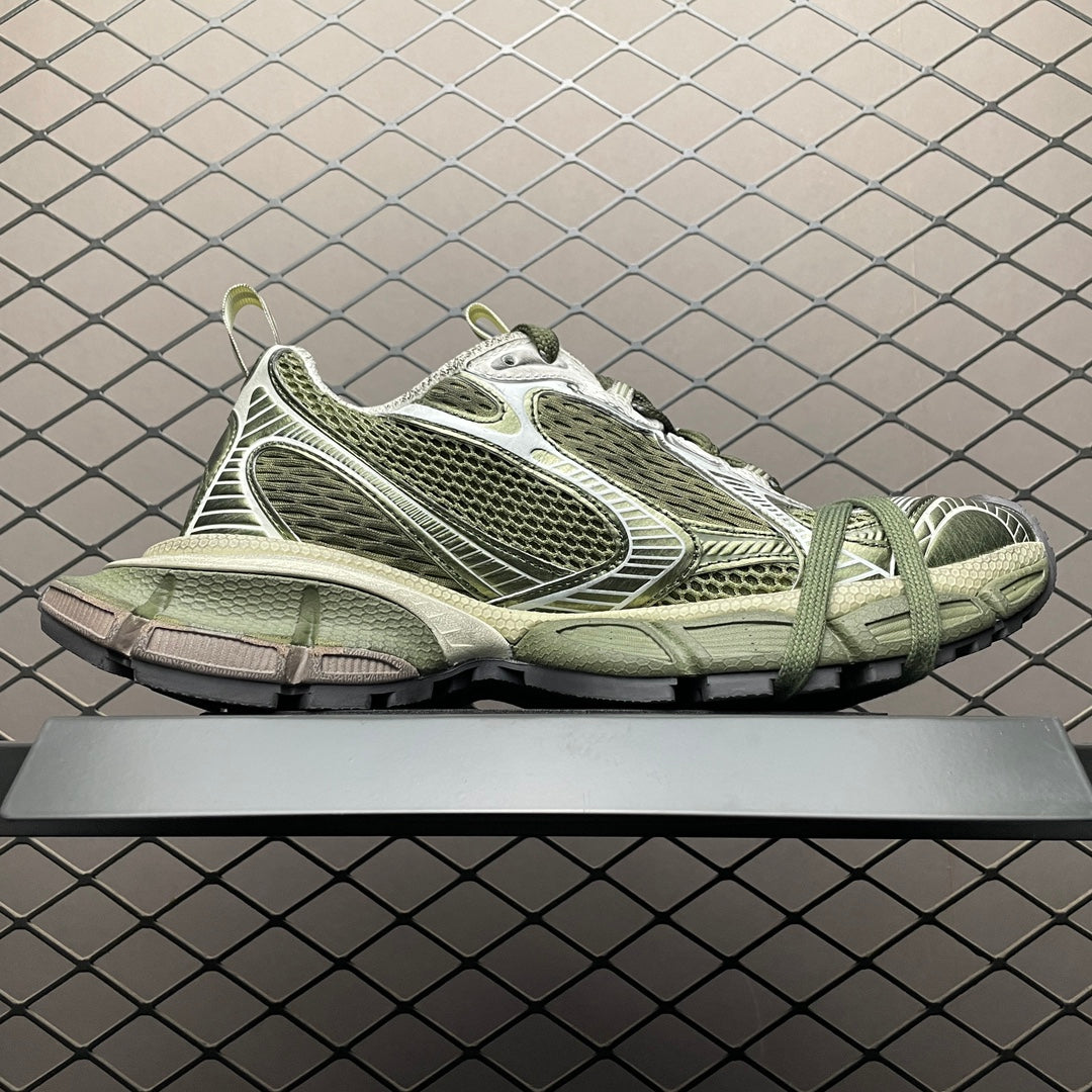 BALENCIAGA 3XL Sneaker "Dark Green/Light Beige"