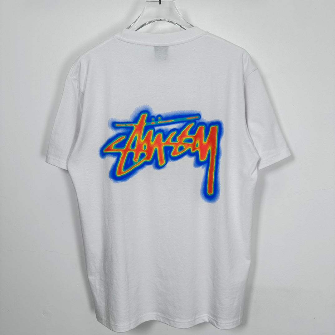 Stussy Thermal Stock Tee White