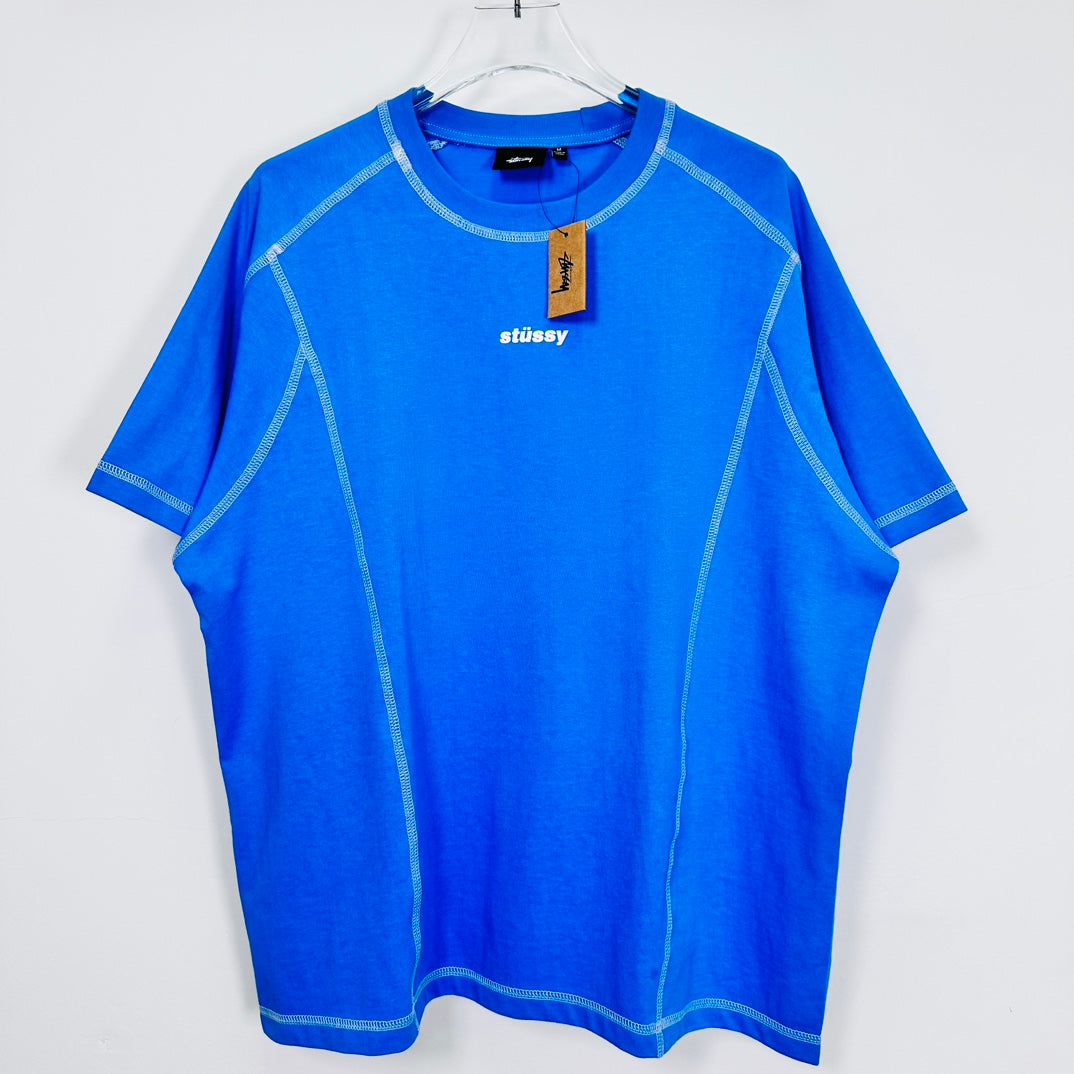 Stüssy Wave Short Sleeve Crew 'Blue'