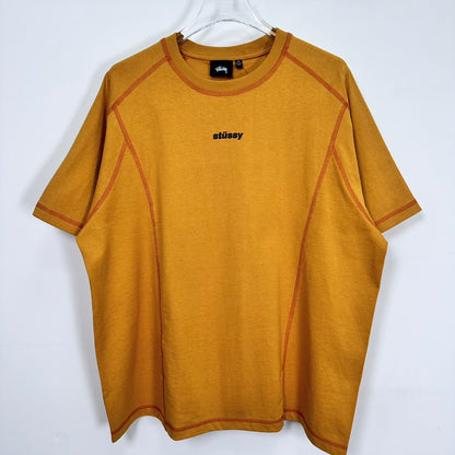 Stüssy Wave Short Sleeve Crew 'yellow'