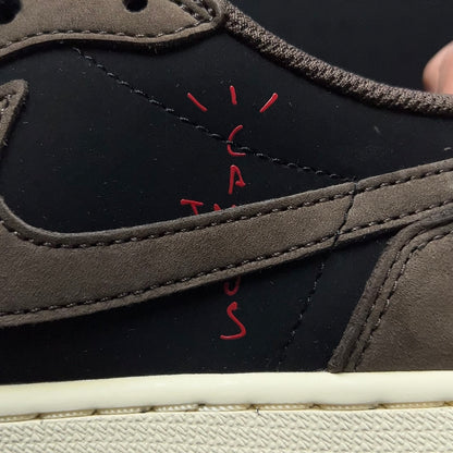 【LJR】Travis Scott × Nike Air Jordan 1 Low OG SP-T "Black/Dark Mocha"LJR