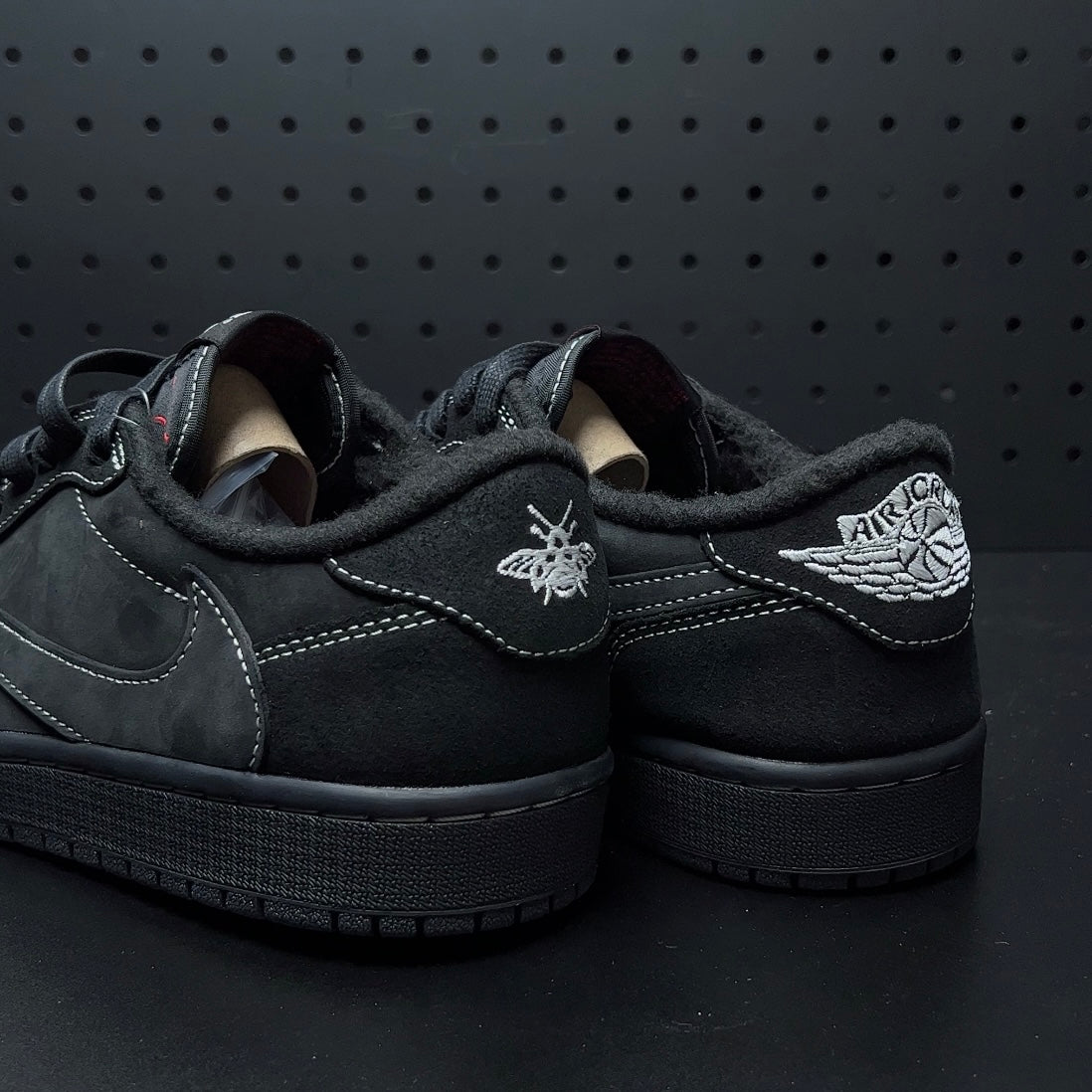 【LJR】Travis Scott × Nike Air Jordan 1 Low OG SP "Black Phantom"LJR