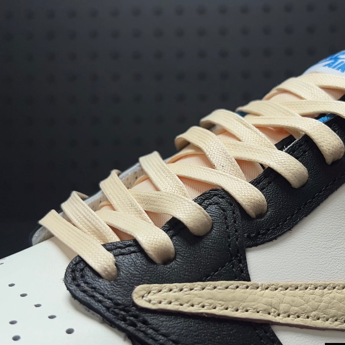 【LJR】Travis Scott × Fragment × Nike Air Jordan 1 Low OG SP "Military Blue"LJR