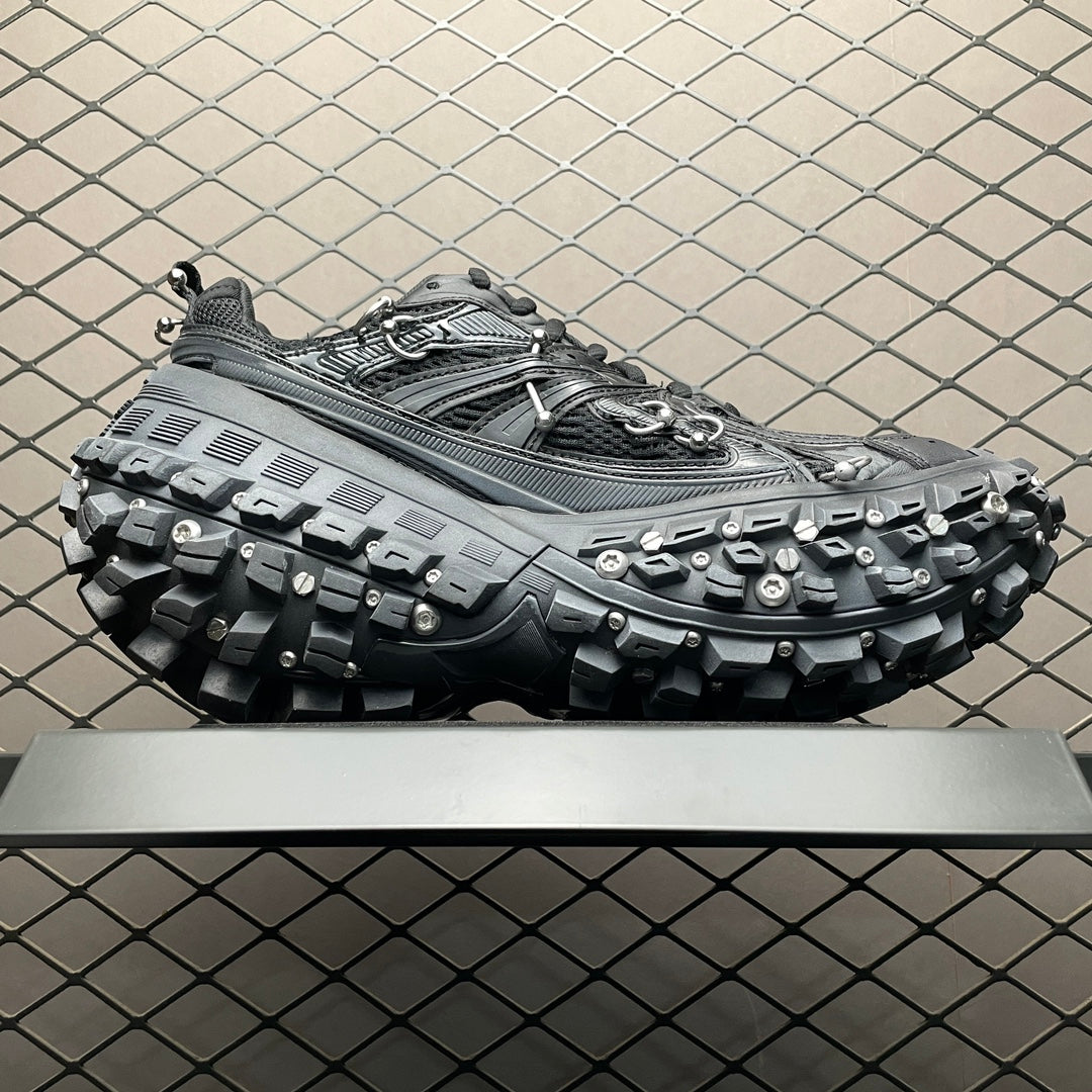 BALENCIAGA Bouncer (Defender) Screw Sneaker With Piercings"Black"