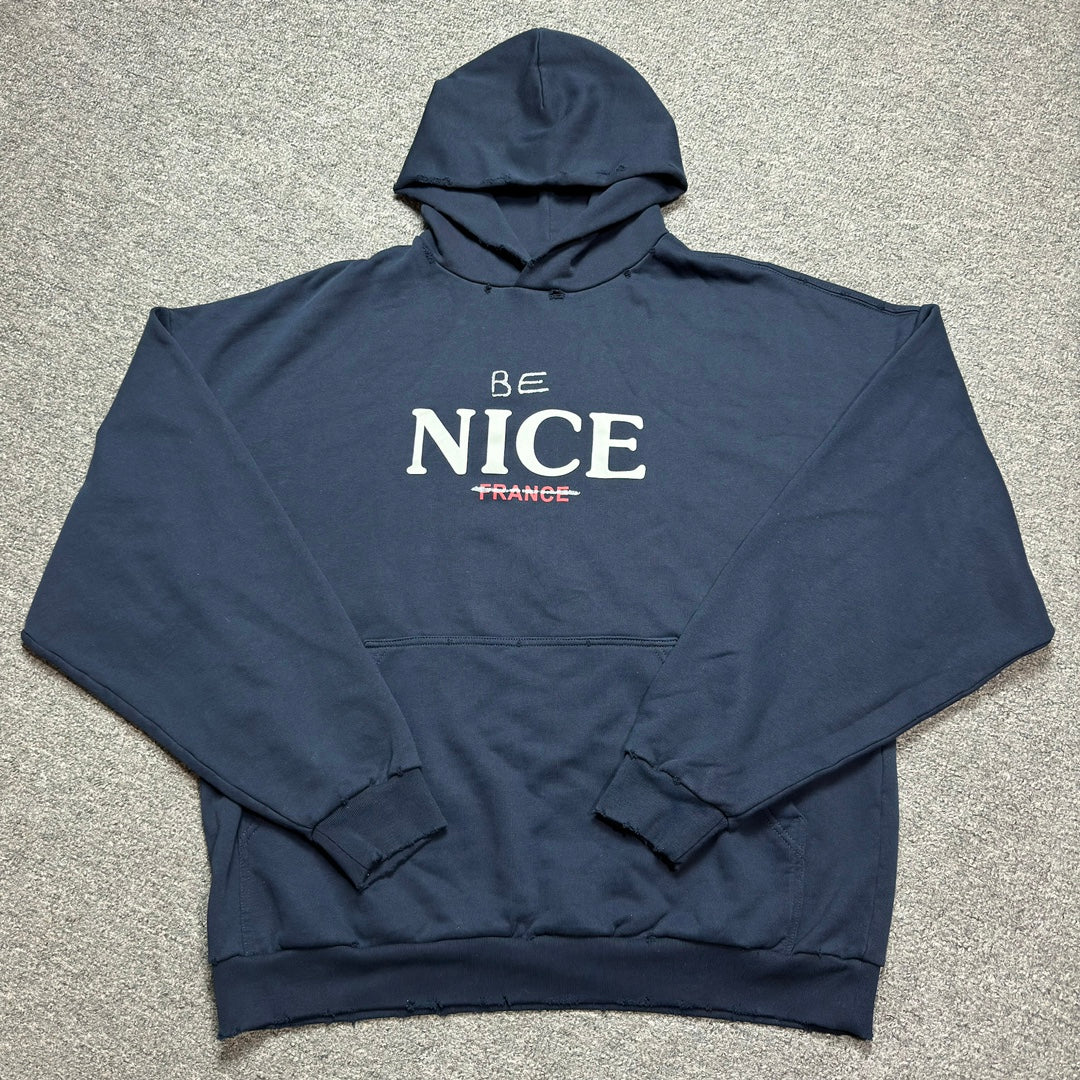 Balenciaga lettered hooded sweatshirt