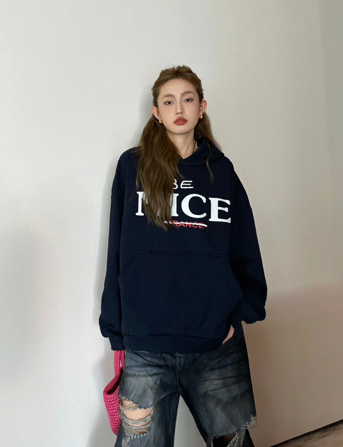Balenciaga lettered hooded sweatshirt