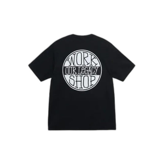 Stussy x Our Legacy Dot Pigment Dyed Tee "Black"