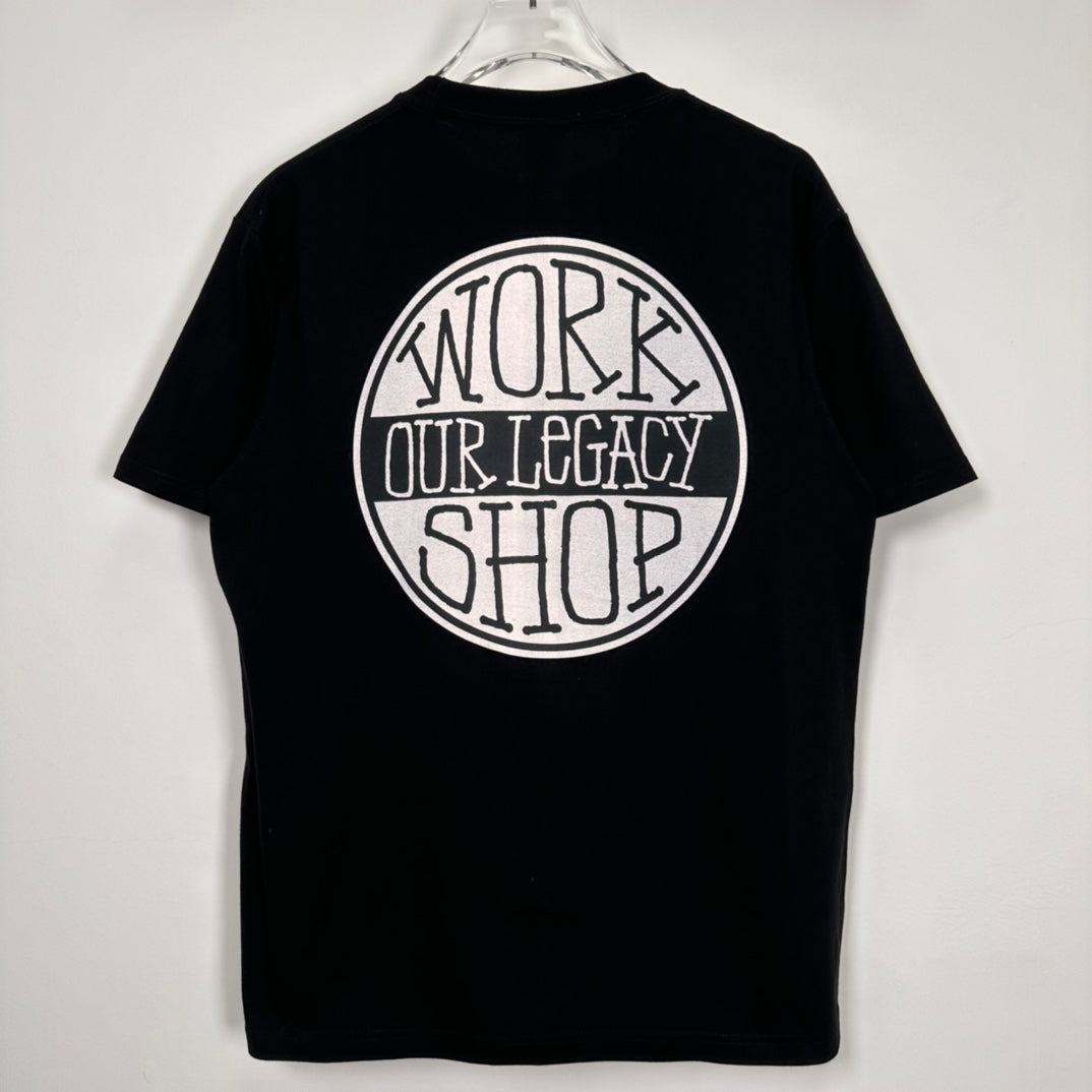 Stussy x Our Legacy Dot Pigment Dyed Tee "Black"