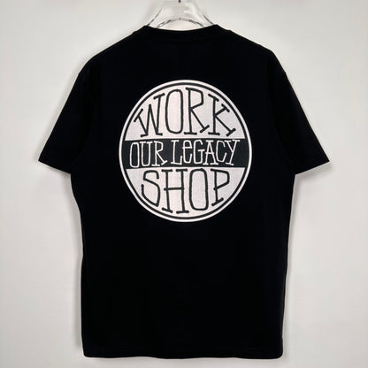 Stussy x Our Legacy Dot Pigment Dyed Tee "Black"