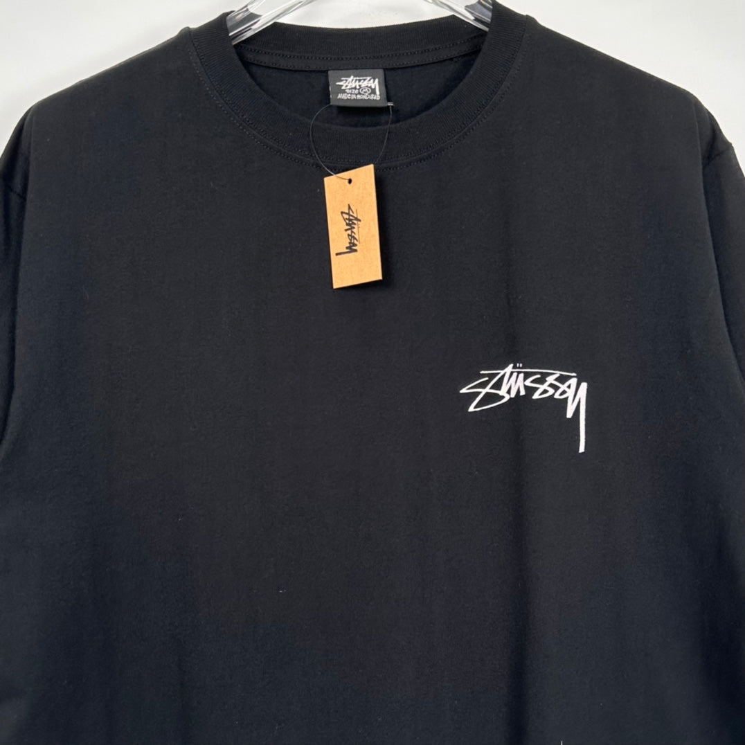 Stussy x Our Legacy Dot Pigment Dyed Tee "Black"