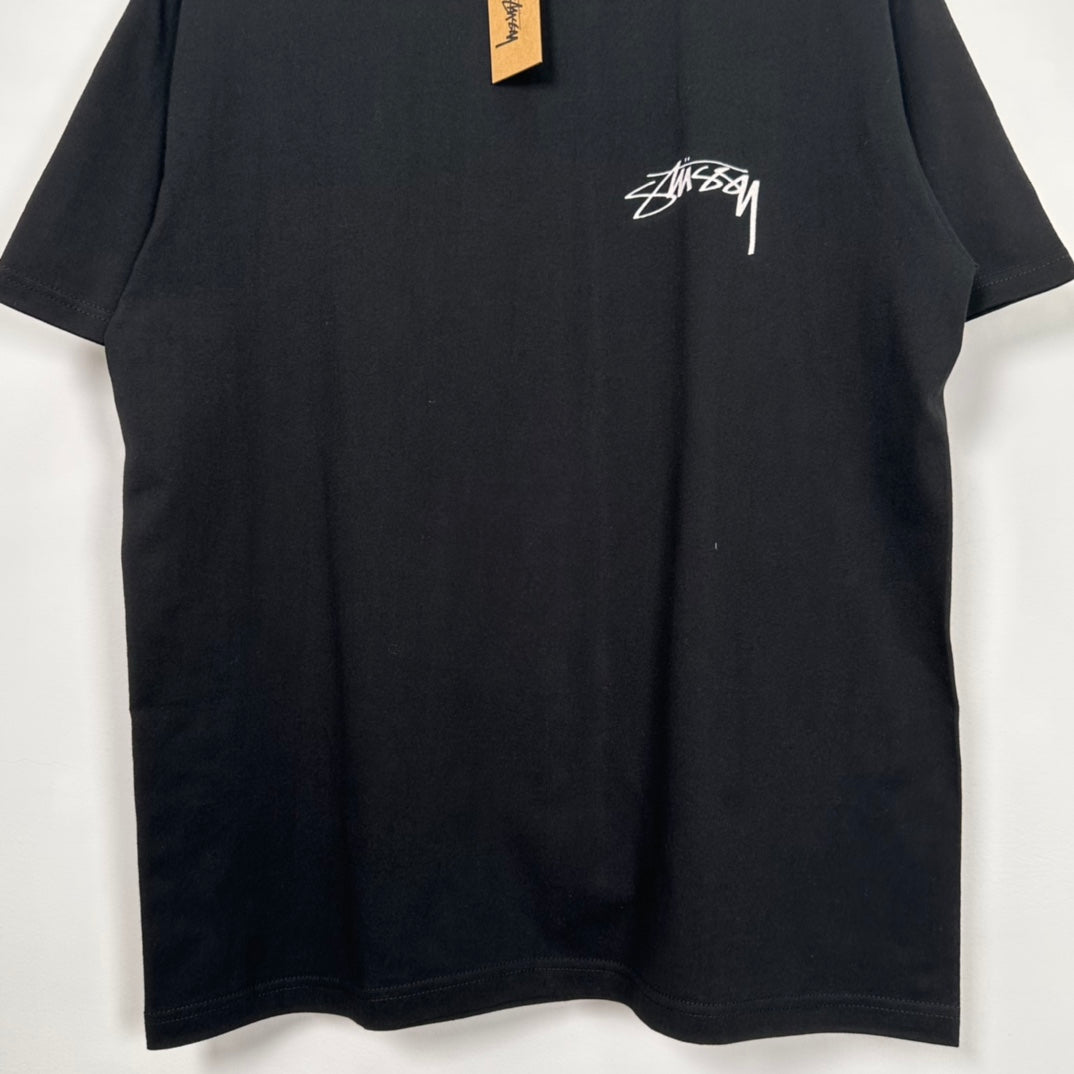 Stussy x Our Legacy Dot Pigment Dyed Tee "Black"