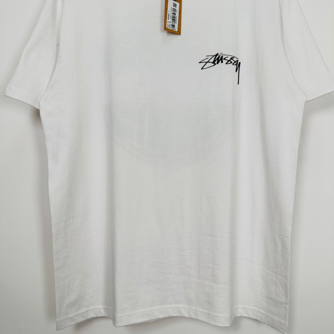 Stussy x Our Legacy Dot Pigment Dyed Tee "White"