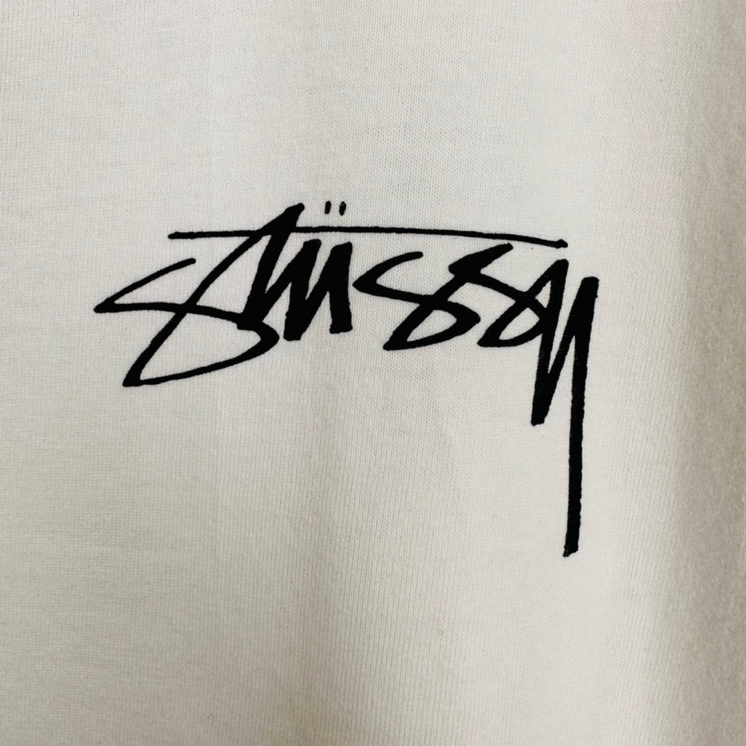 Stussy x Our Legacy Dot Pigment Dyed Tee "White"
