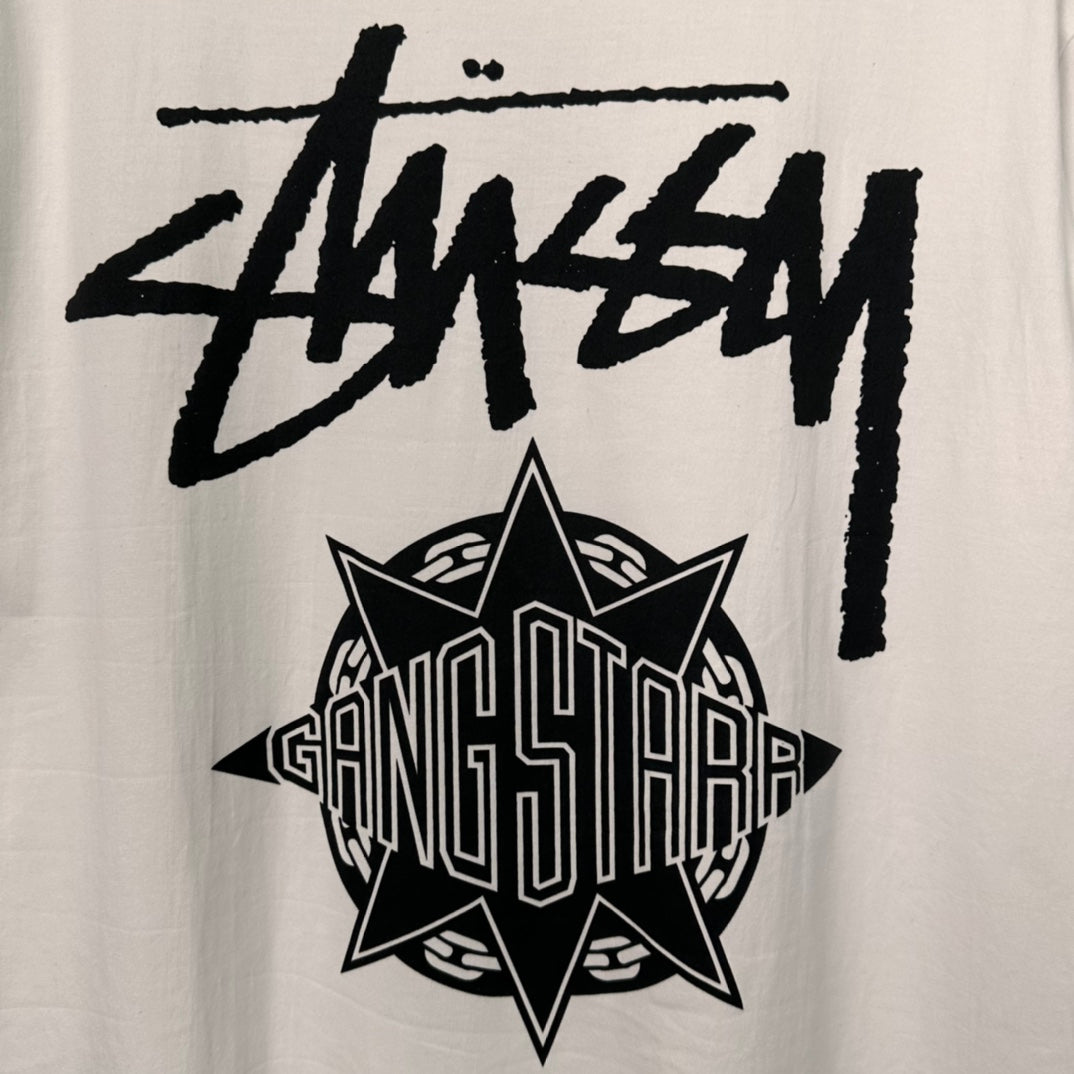 Stussy x Gang Starr Take It Personal Tee "White"