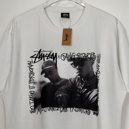 Stussy x Gang Starr Take It Personal Tee "White"