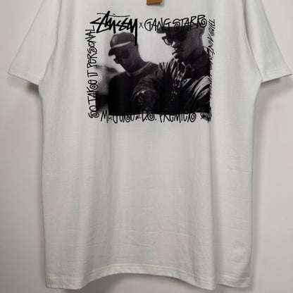 Stussy x Gang Starr Take It Personal Tee "White"