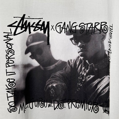 Stussy x Gang Starr Take It Personal Tee "White"
