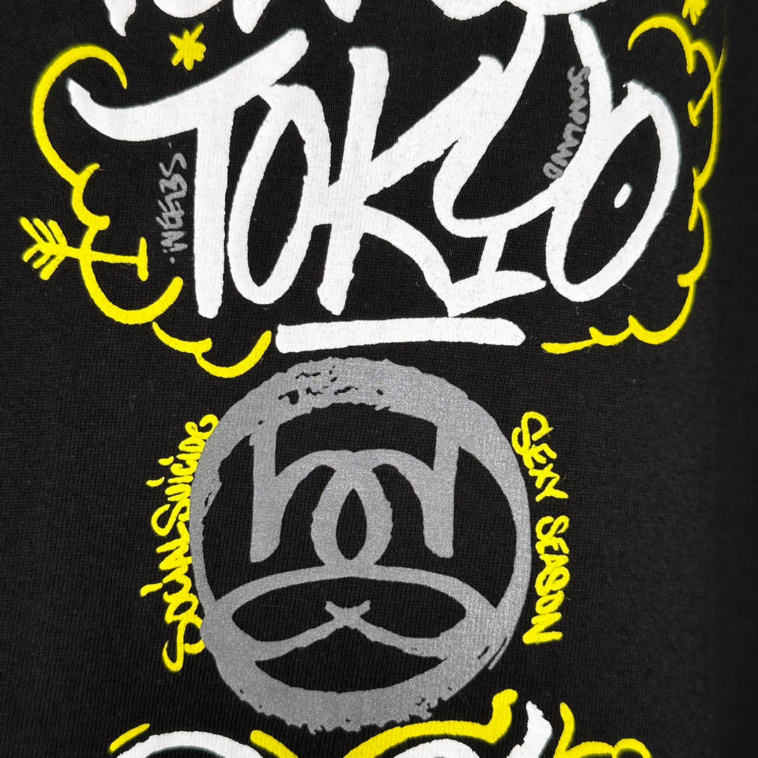 Stussy Born x Raised Handstyles Tee "Black"