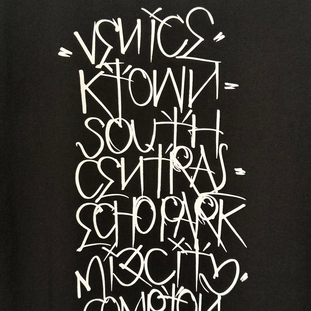 Stussy Born x Raised Handstyles Tee "Black"