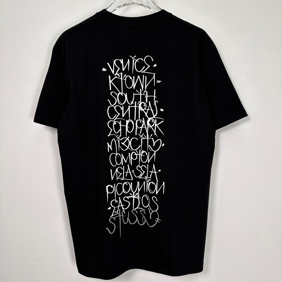 Stussy Born x Raised Handstyles Tee "Black"