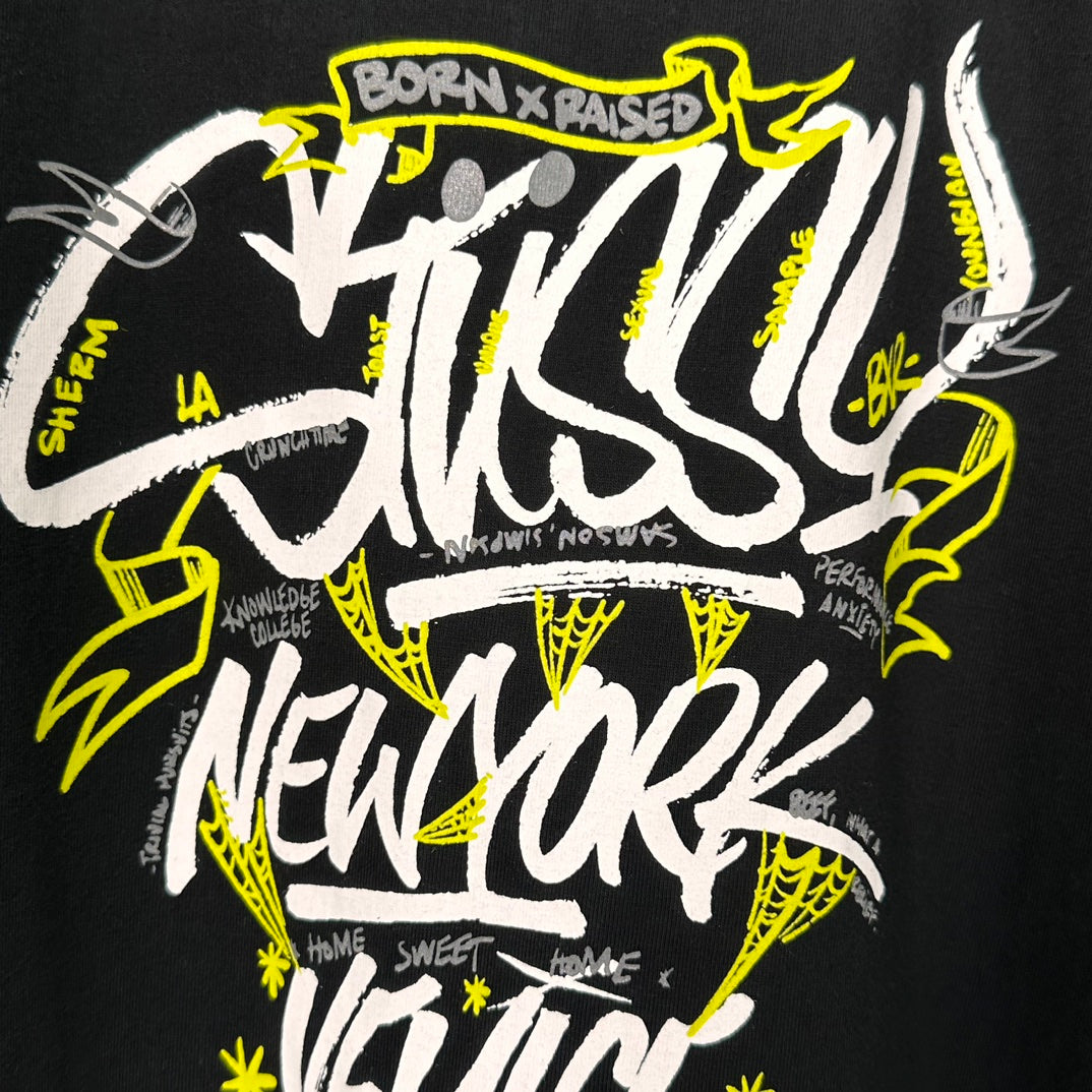 Stussy Born x Raised Handstyles Tee "Black"