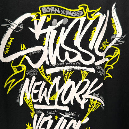 Stussy Born x Raised Handstyles Tee "Black"