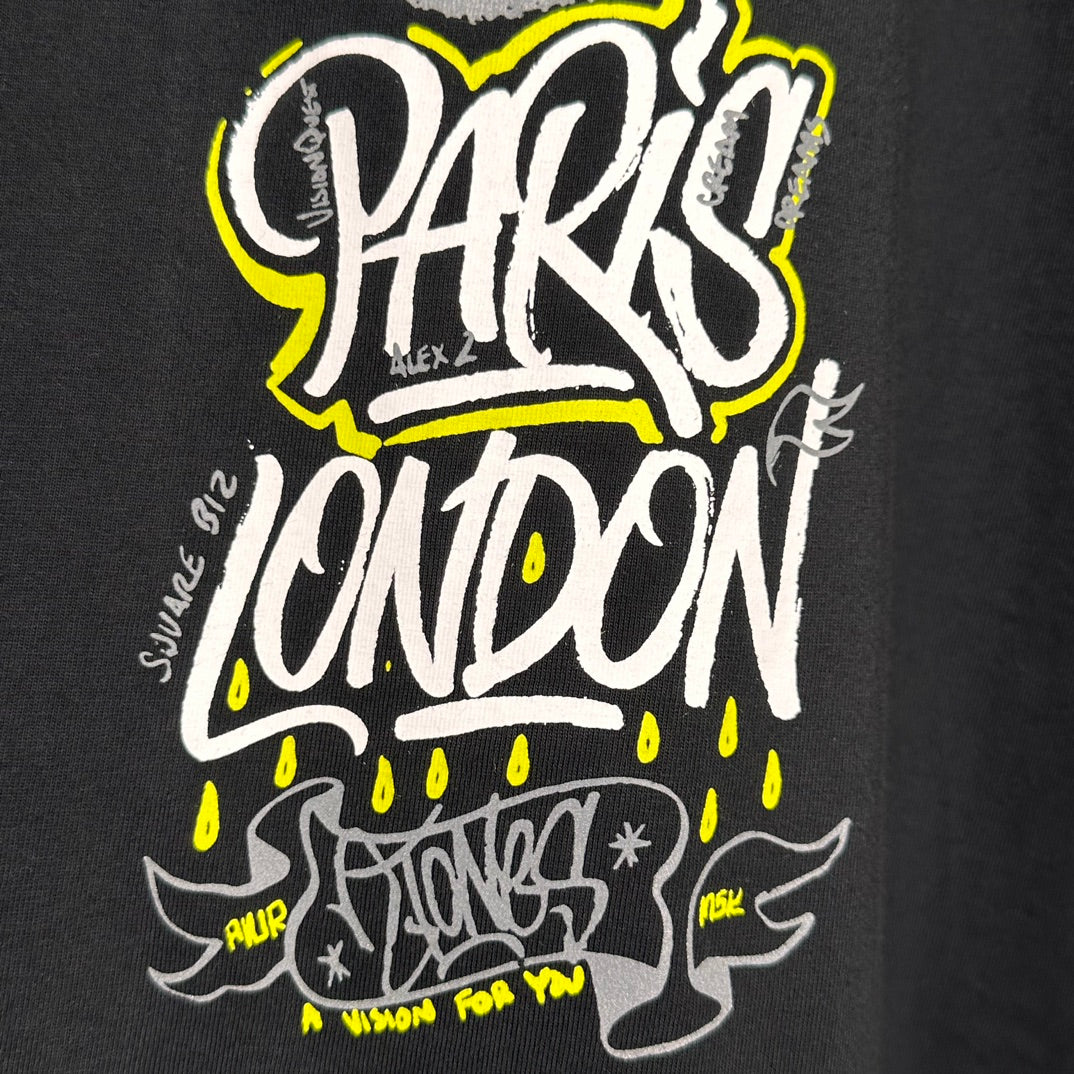 Stussy Born x Raised Handstyles Tee "Black"