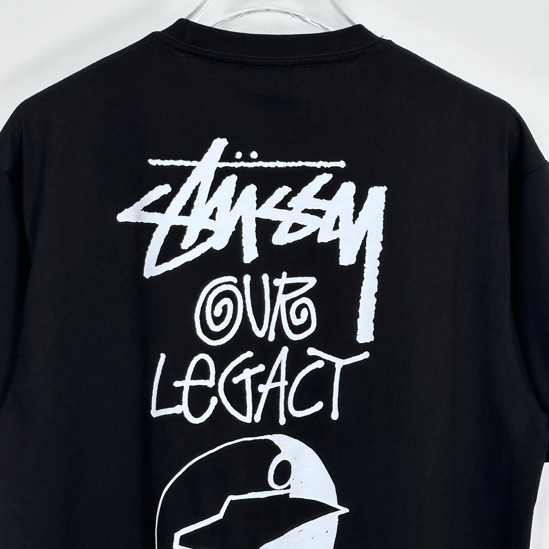 Stussy x Our Legacy Ol Surfman Pigment Dyed Tee“black"