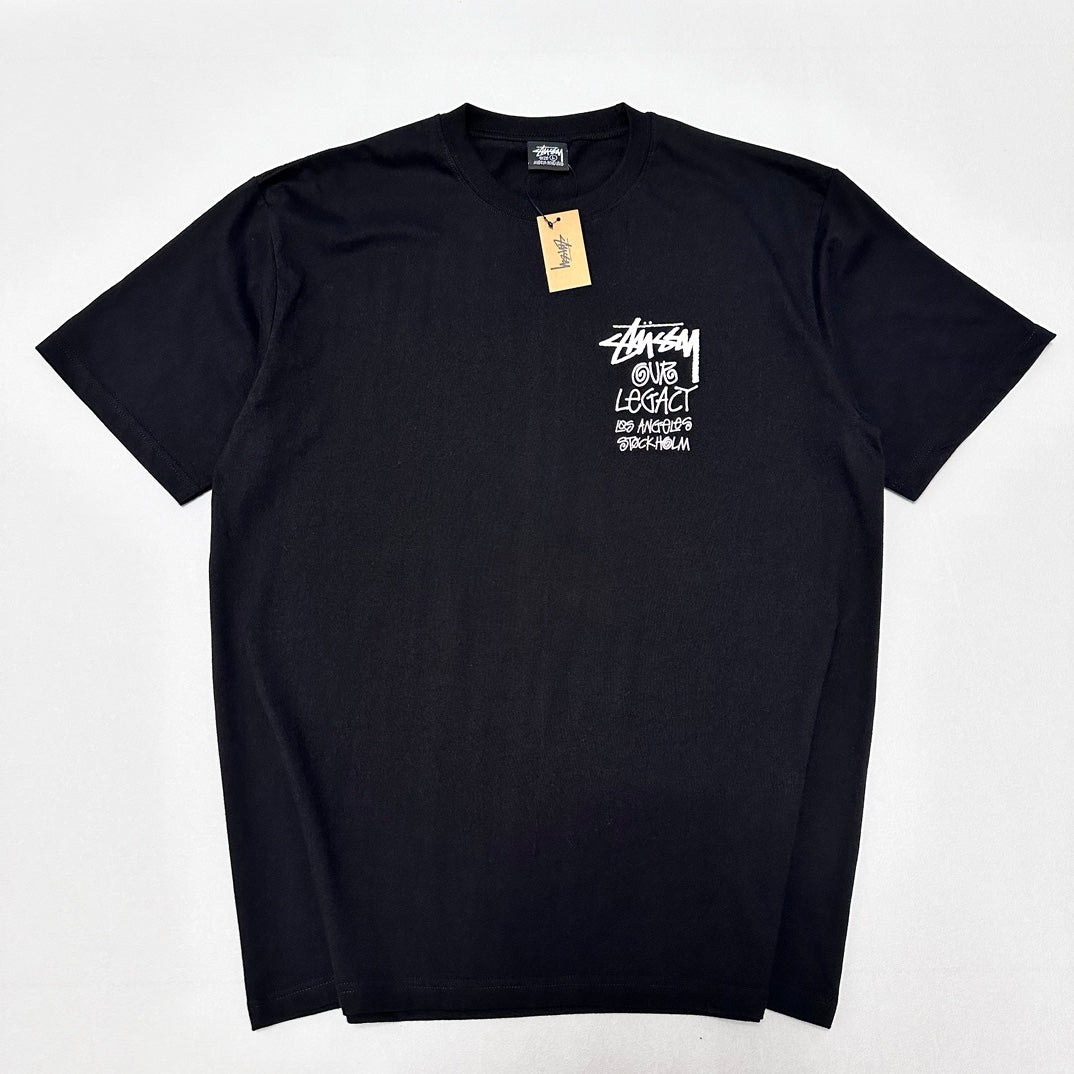 Stussy x Our Legacy Ol Surfman Pigment Dyed Tee“black"