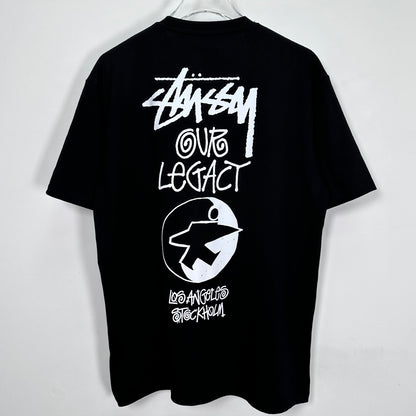 Stussy x Our Legacy Ol Surfman Pigment Dyed Tee“black"