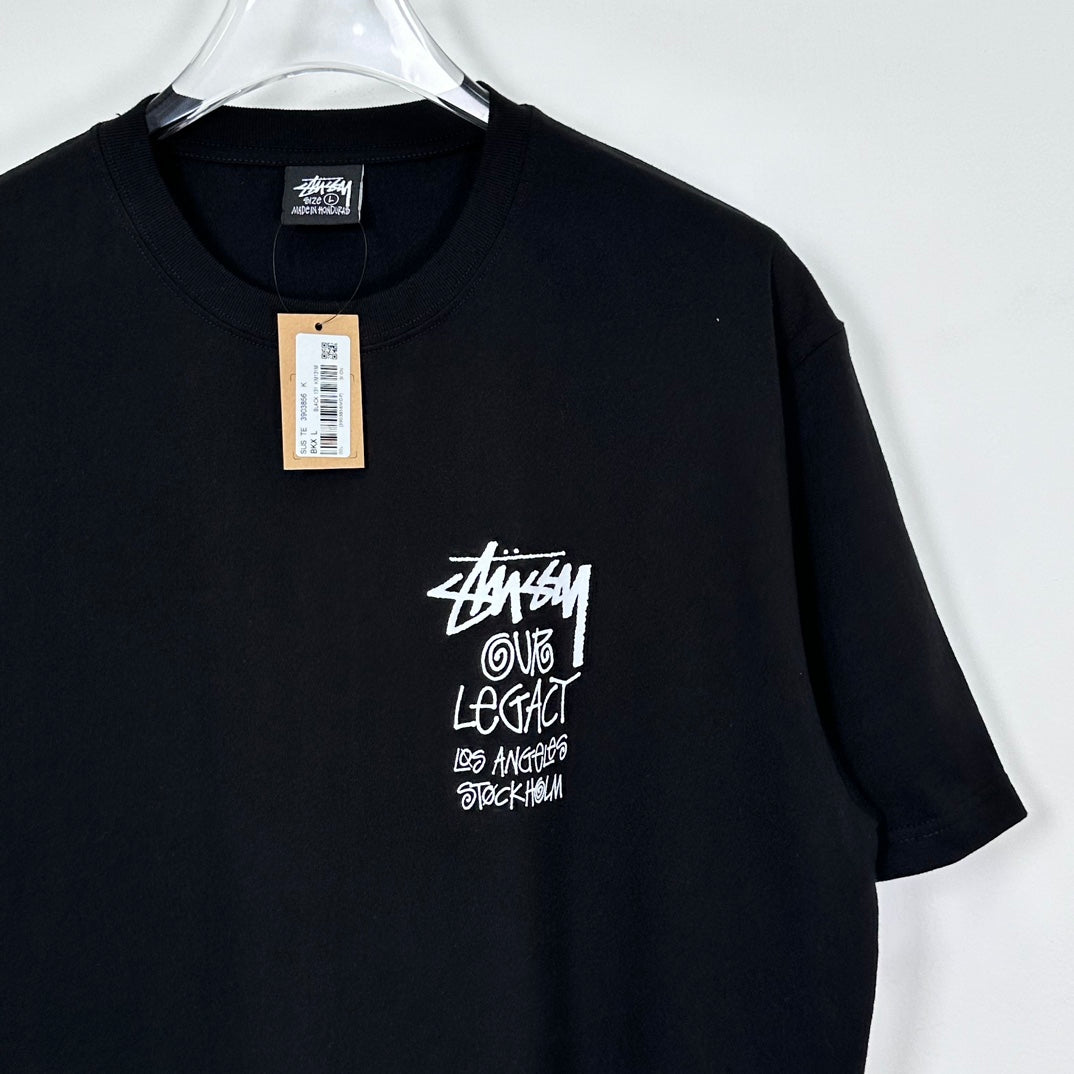 Stussy x Our Legacy Ol Surfman Pigment Dyed Tee“black"