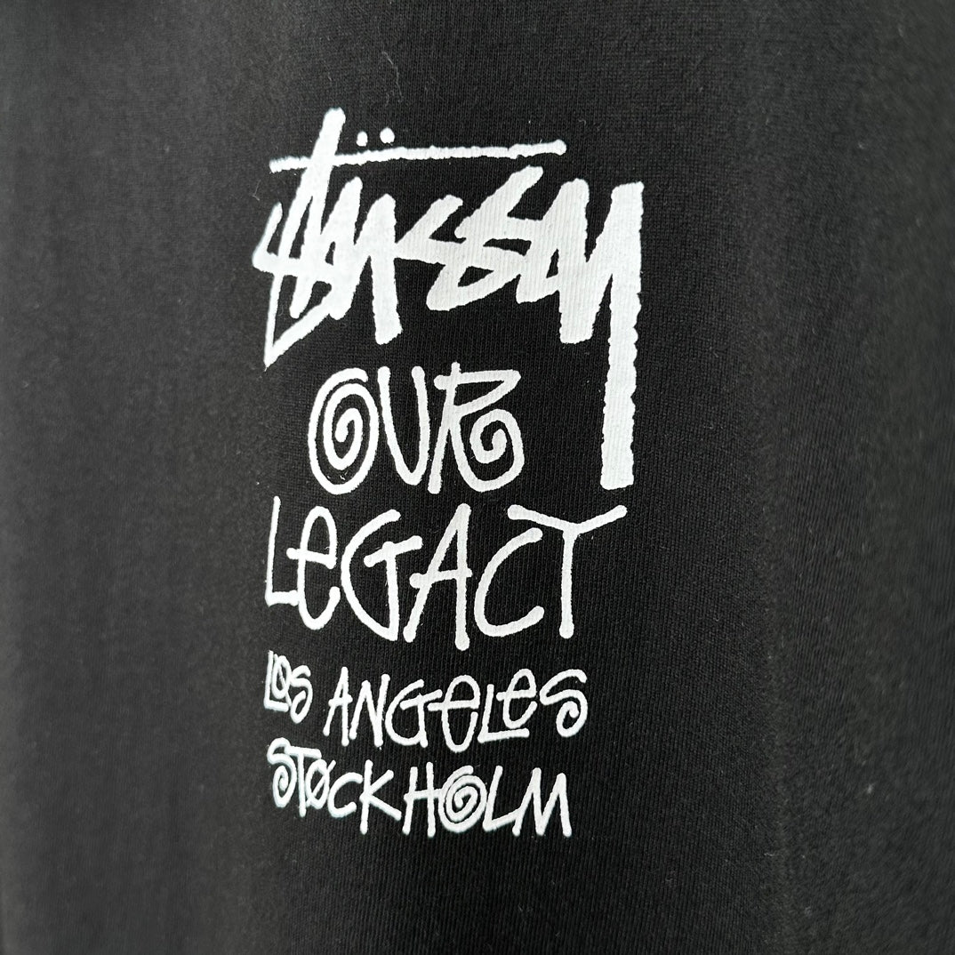 Stussy x Our Legacy Ol Surfman Pigment Dyed Tee“black"