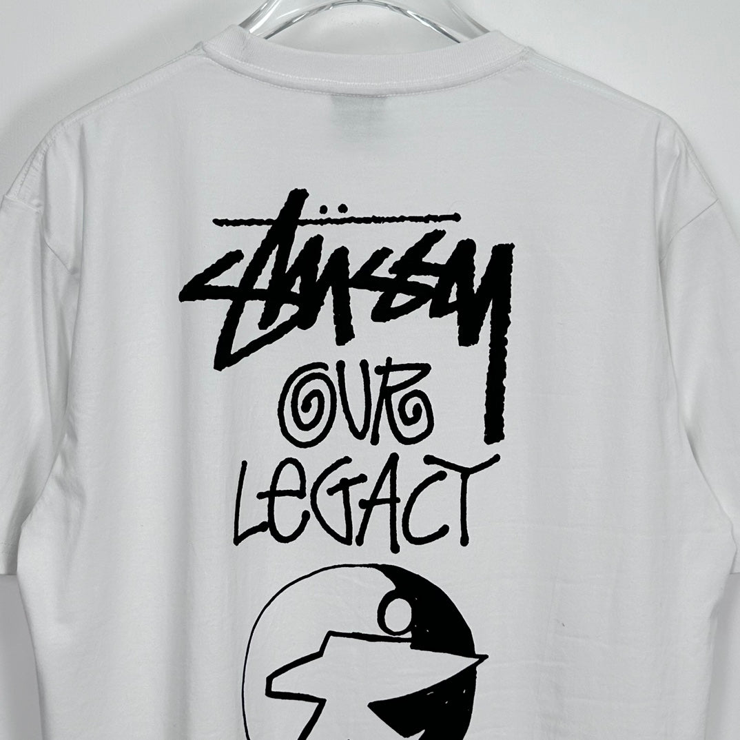 Stussy x Our Legacy Ol Surfman Pigment Dyed Tee“white"